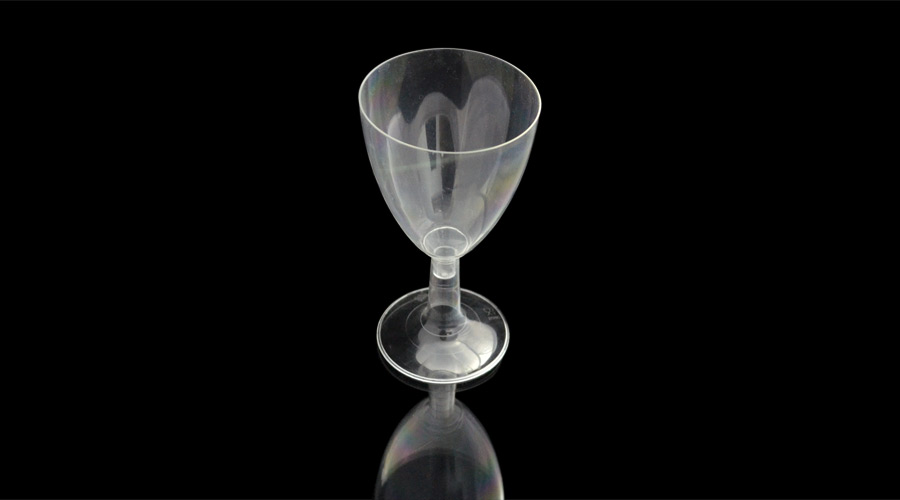 Disposable wine glass